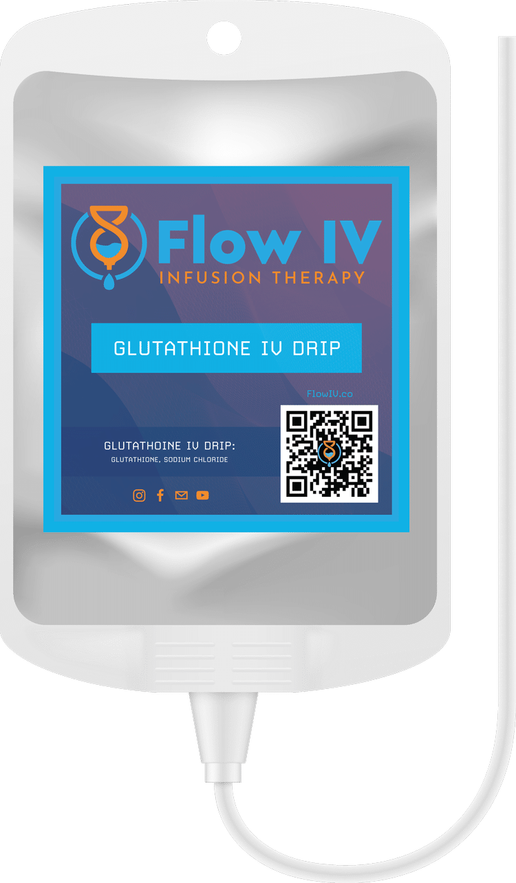 an image of the flow iv glutathione iv bag